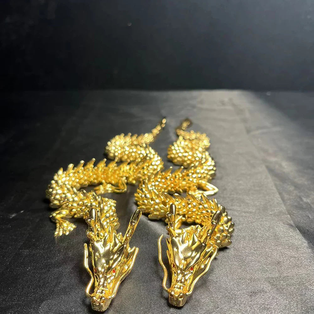 Sikunuo | Mystic Scales 3D Brass Dragon Home Decor