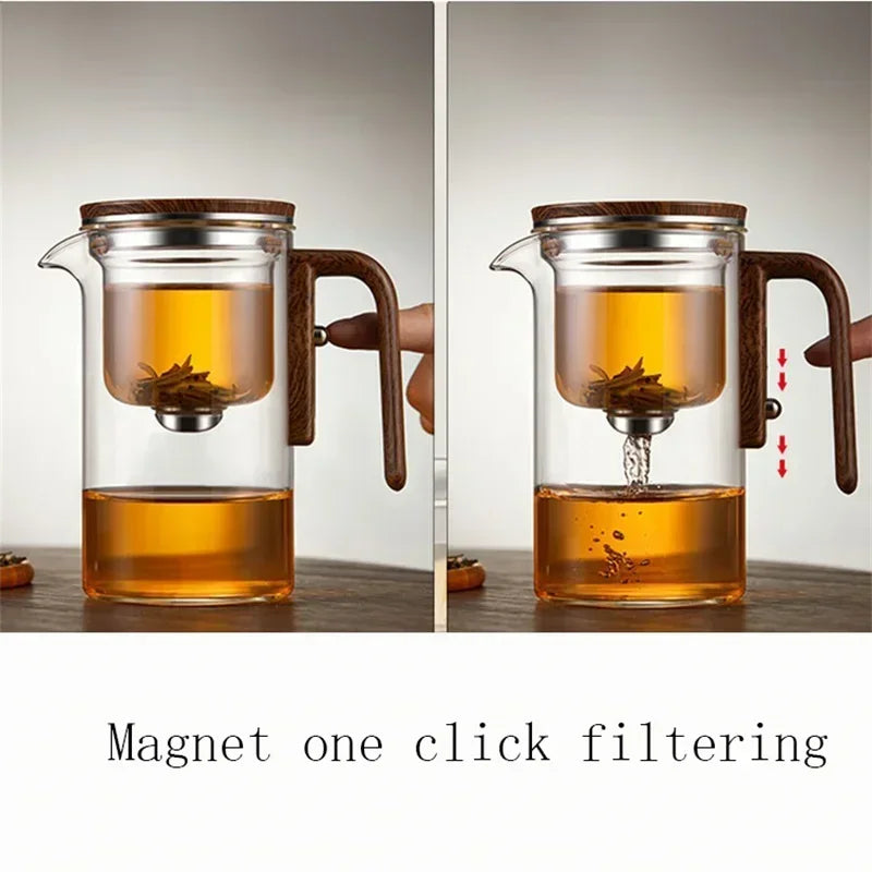 Sikunuo | One-Click Magnetic Switch Tea Separation Teapot