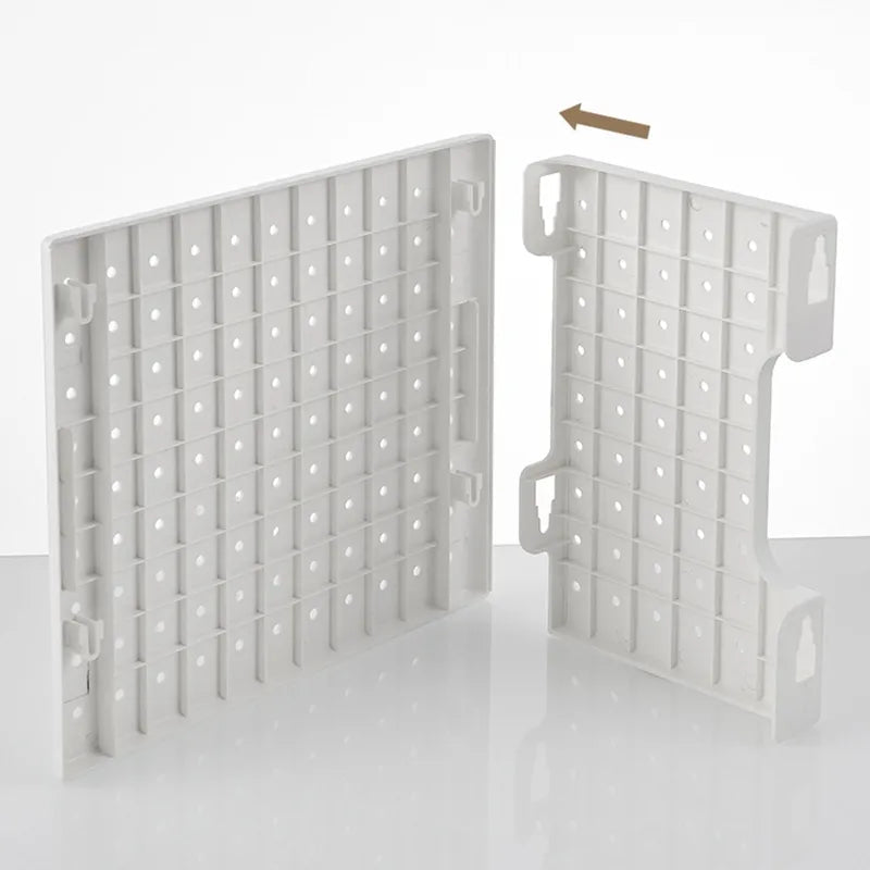 Sikunuo | Kitchen Organizer Wall-Mounted Hole Board Storage Rack