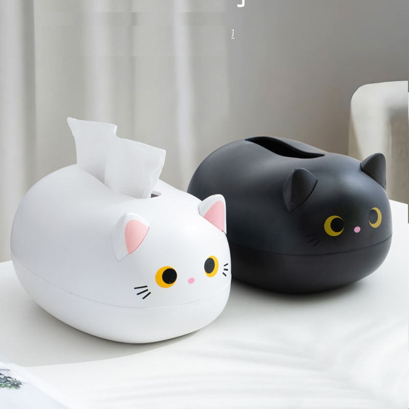 Sikunuo | Cat Shaped Desktop Tissue Box