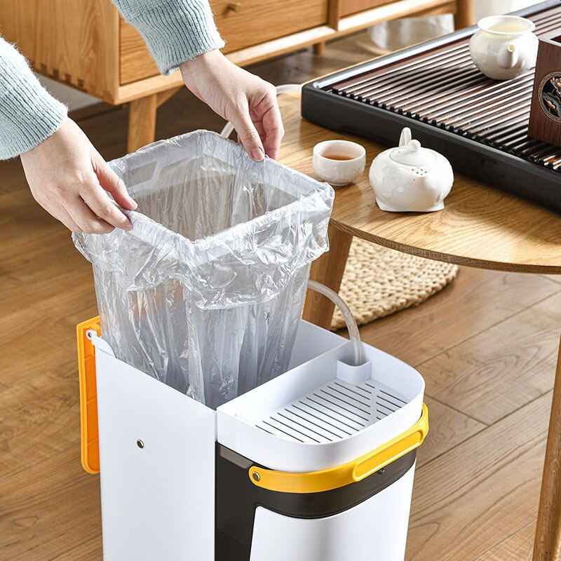Sikunuo | 2in1 Dry & Wet Storage Easy Trash Can