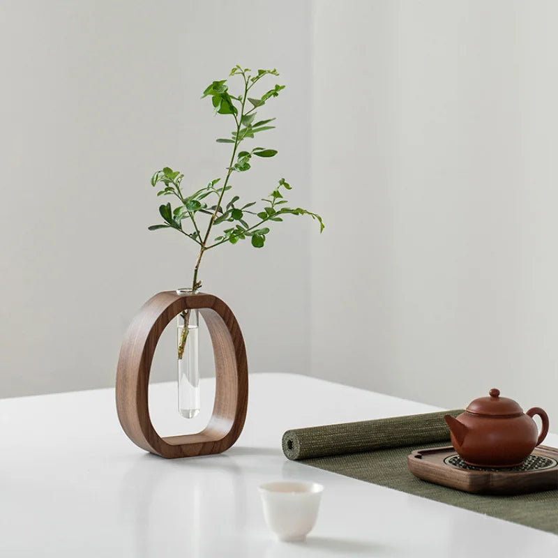 Sikunuo | Nordic Style Oval Frame Tube Vase