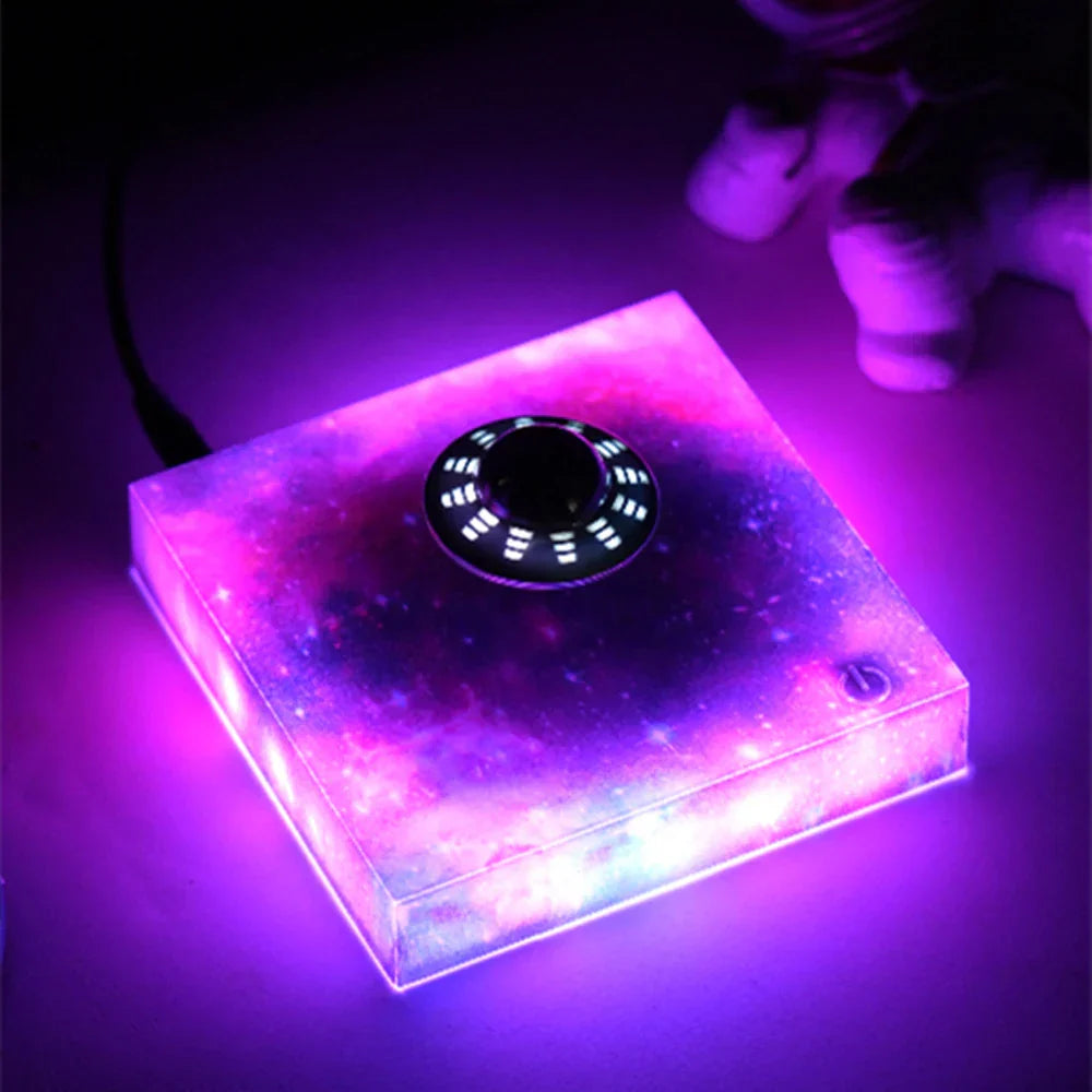 Sikunuo | Magnetic Levitating Spaceship Rotating LED Night Lamp