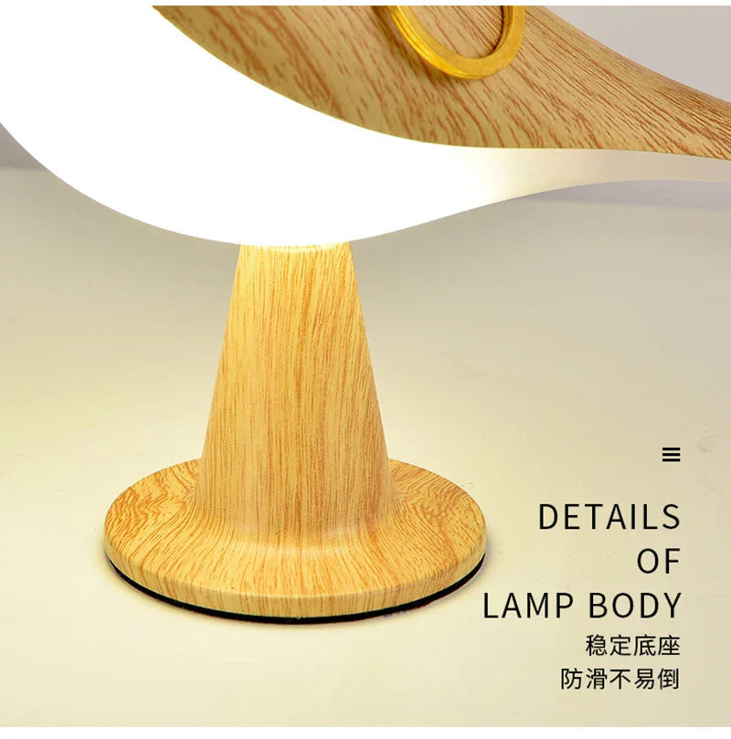 Sikunuo | Wooden Bird LED Touch-Switch Night Lamp
