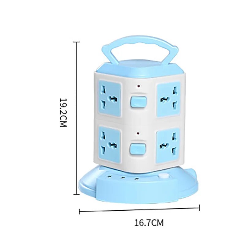 Sikunuo | Tower Design Surge Protector Vertical Power Strip