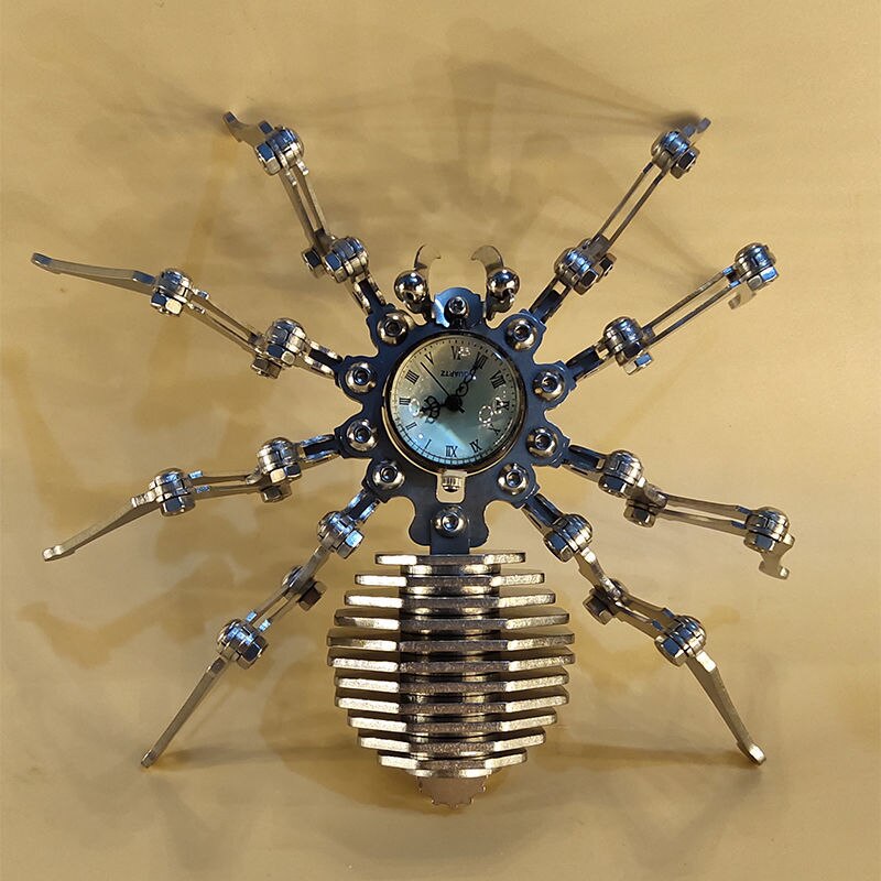 Sikunuo | Robot spider Stainless Steel Mechanical Clock