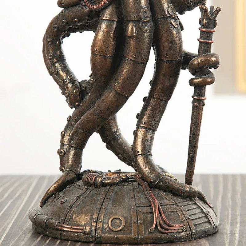 Sikunuo | Steampunk Octopus Mechanical Traveler Figurines Home Decors
