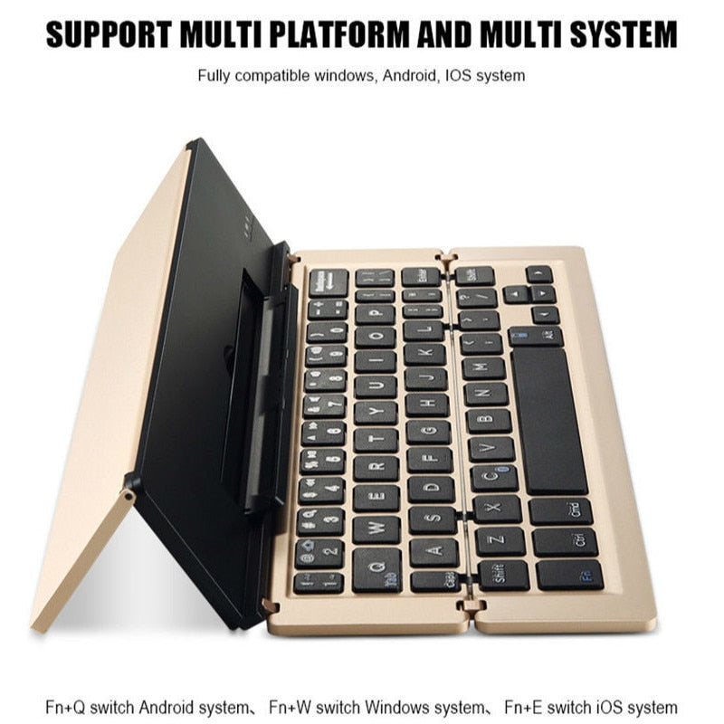 Sikunuo | Portable Wireless Foldable Tablet Holder Keyboard