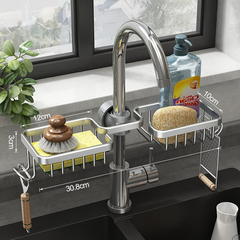 Sikunuo | Kitchen Organizer Sink Drain Rack