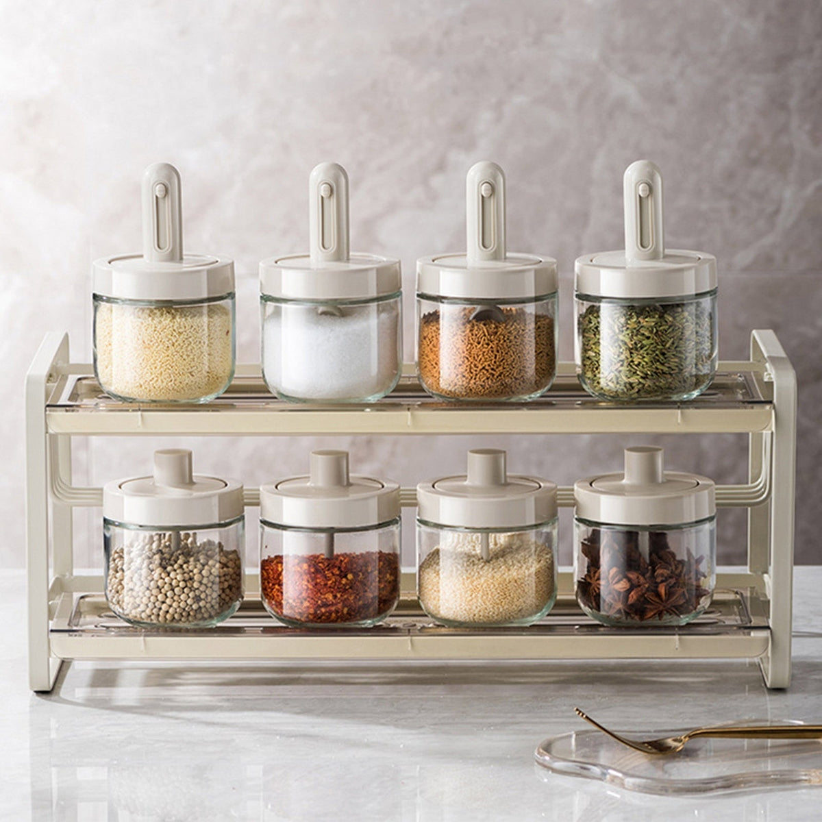 Sikunuo | Creative Mini Seasoning Jar with Spoon