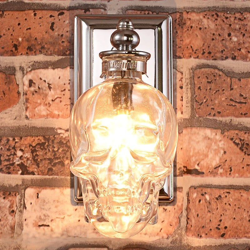 Sikunuo | Gothic Skull Bottle Retro Wall Lamp