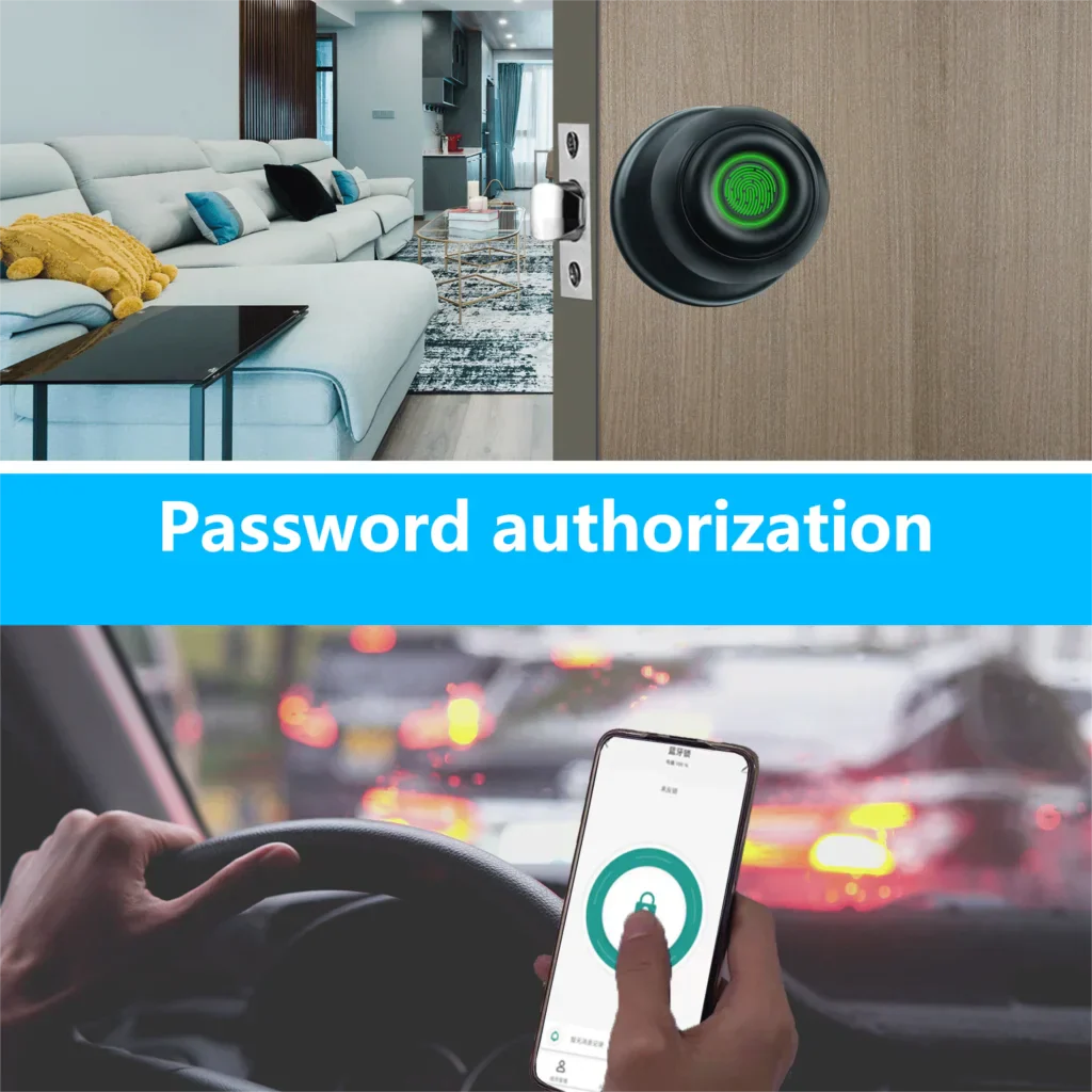 Sikunuo | Touch Secure Fingerprint Smart Door Knob
