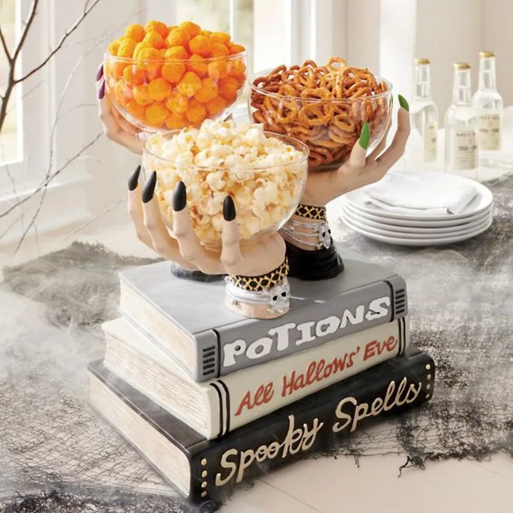 Sikunuo | Witch Hand Vintage Resin Party Snack Holder
