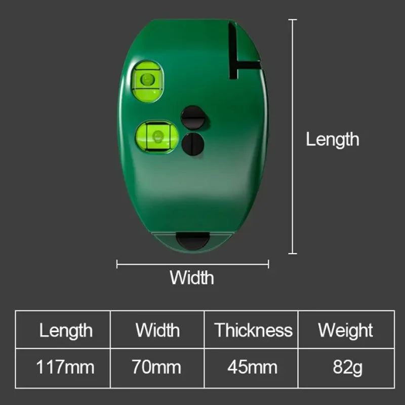 Sikunuo | High Precision 2-Line Laser Level Right Angle Tool