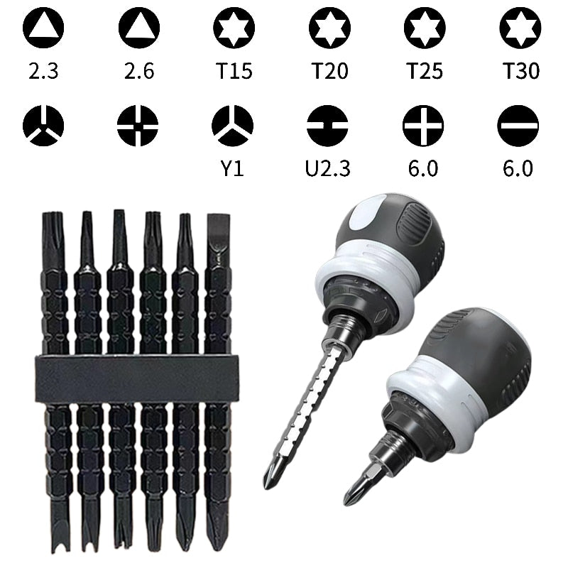 Sikunuo | Quick Helper Multifunctional Ratchet Screwdriver Set