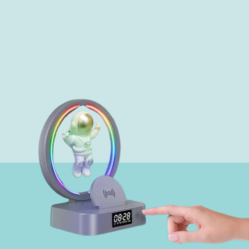Sikunuo | Galactic Astranout Alarm Clock RGB Speaker