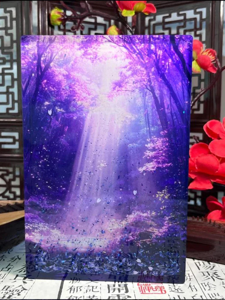 Sikunuo | Dynamic Early Morning Bamboo Forest Acrylic Decors