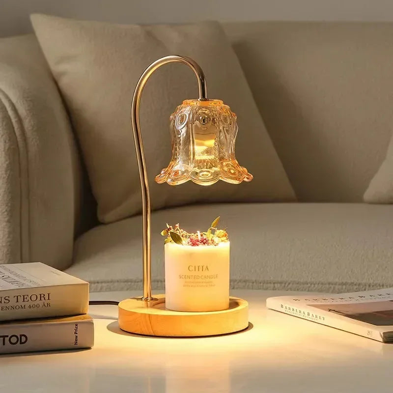 Sikunuo | Flower-Shaped Warm Audience Candle Warmer Lamp