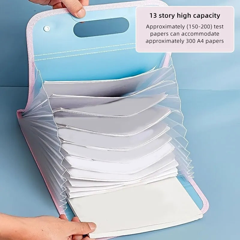 Sikunuo | Accordion Multi-Section Easy Sorting Document Organizer