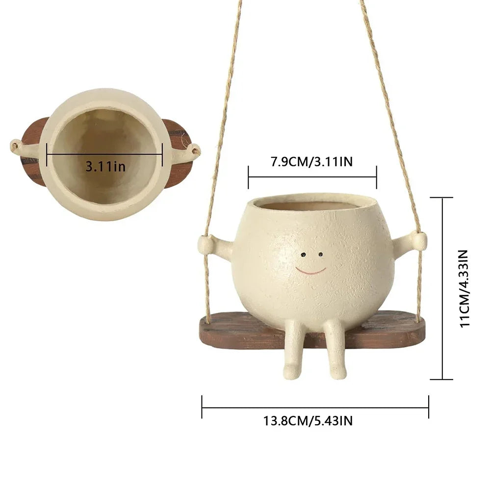 Sikunuo | Happy Buddy Hanging Plant Pot