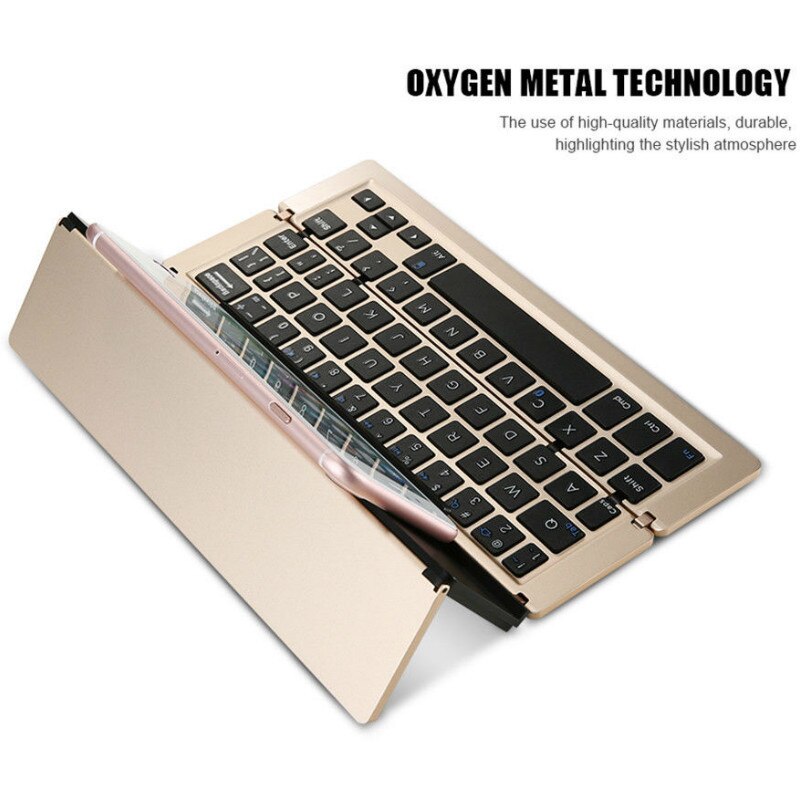 Sikunuo | Portable Wireless Foldable Tablet Holder Keyboard