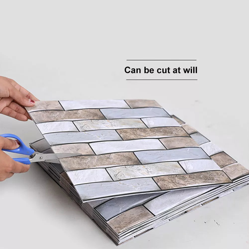 Sikunuo | 3D Wall Brick Pattern Decal