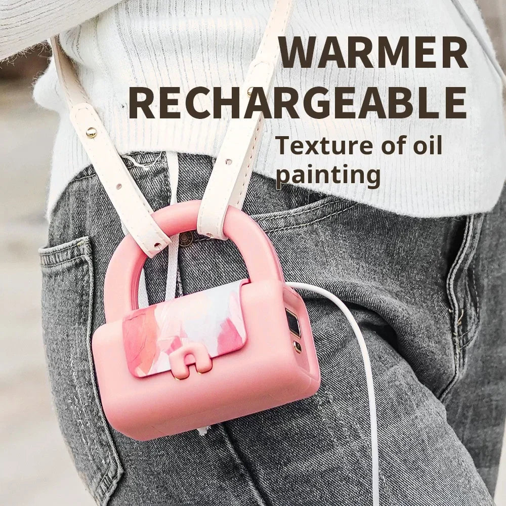 Sikunuo | Handbag Digital Display Hand Warmer Power Bank