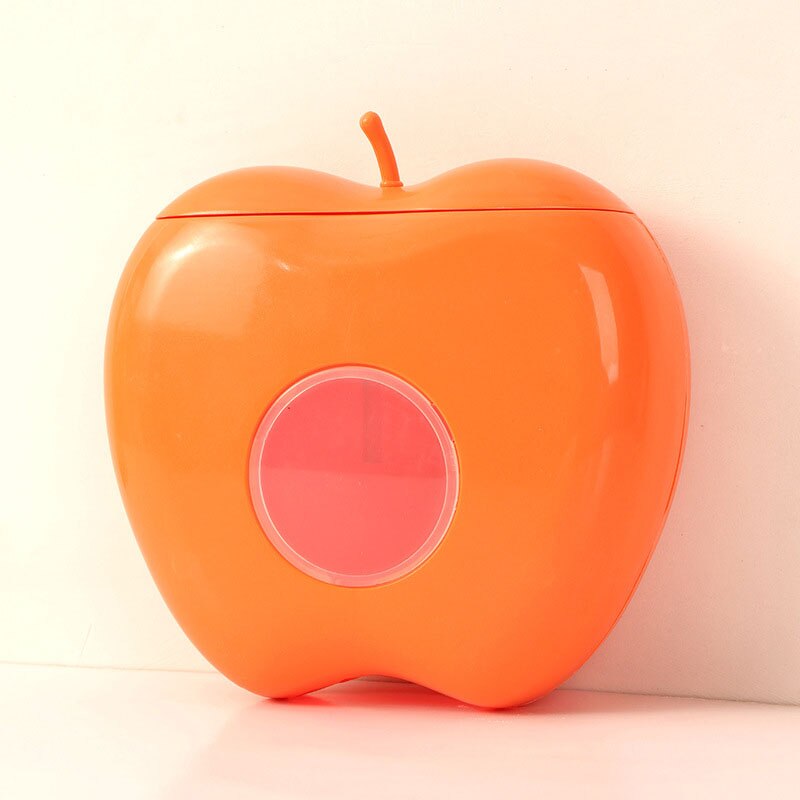 Sikunuo | Apple Shaped Wall Mounted Disposable Plastic Wrap Container