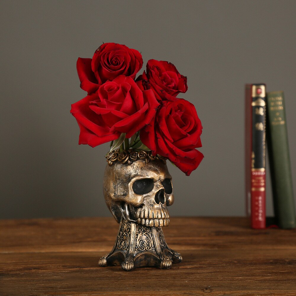 Sikunuo | Resin Skull Flower Pot