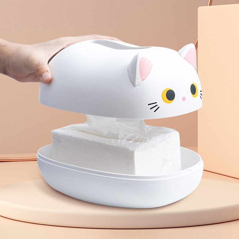 Sikunuo | Cat Shaped Desktop Tissue Box