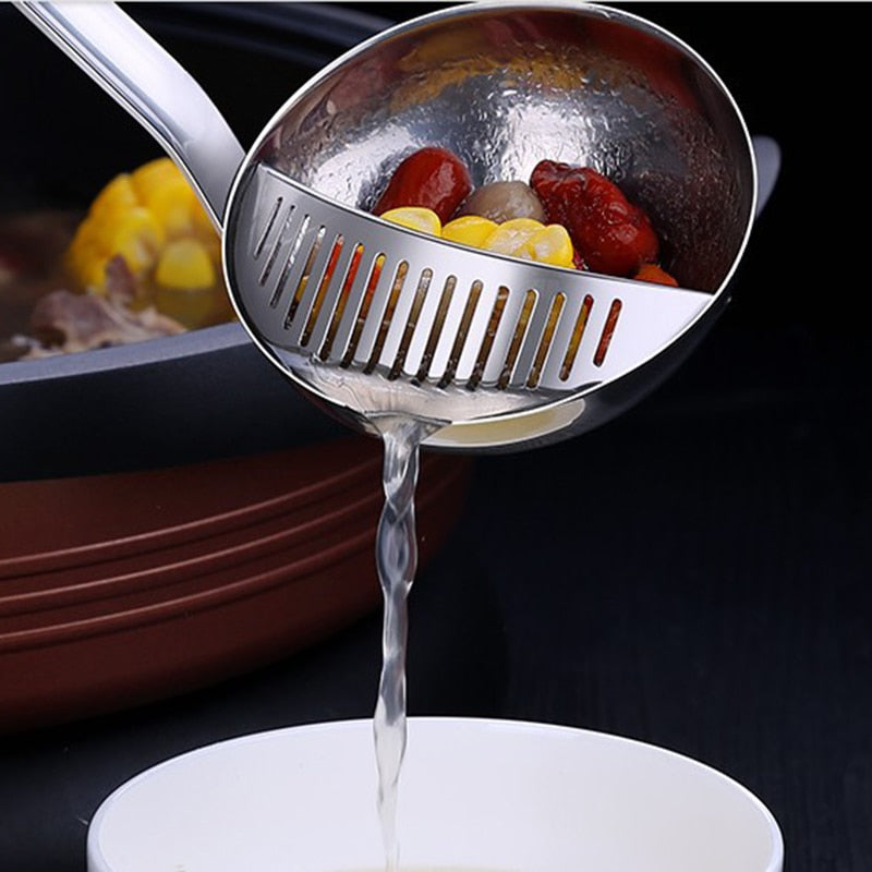 Sikunuo | Long Handle Soup Strainer Spoon