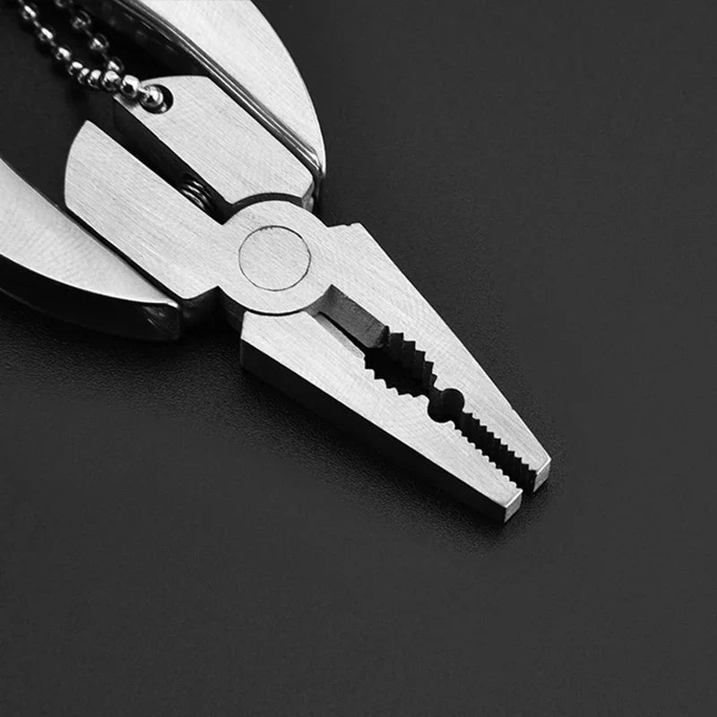 Sikunuo | Mini-Multitool TrekMate | Folding Pliers with Knife | Keychain Format | Outdoor & Camping