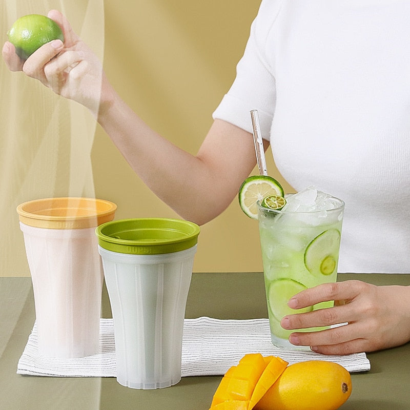 Sikunuo | DIY Smoothie Double Layer Ice Maker Cup