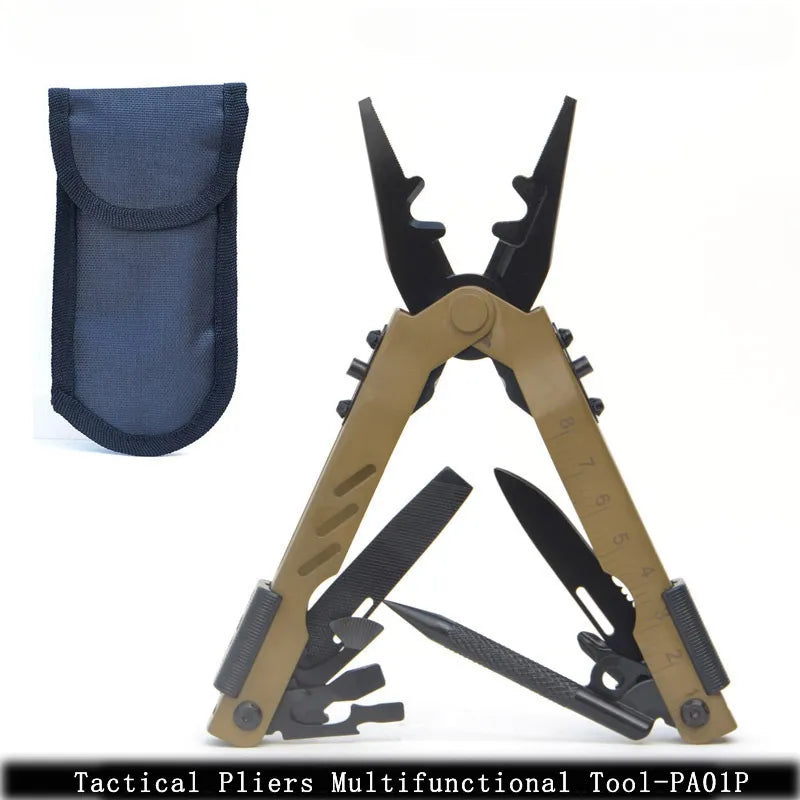 Sikunuo | Survival Camping Foldable Knife Pliers Multifunctional Tool