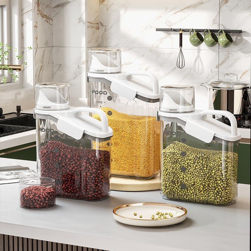 Sikunuo | Transparent Measuring Food Storage Dispenser