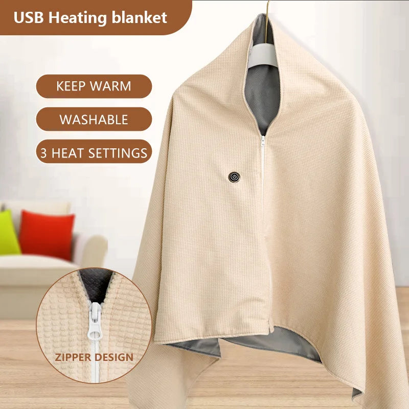 Sikunuo | Rechargeable USB Winter Travel Heating Blanket