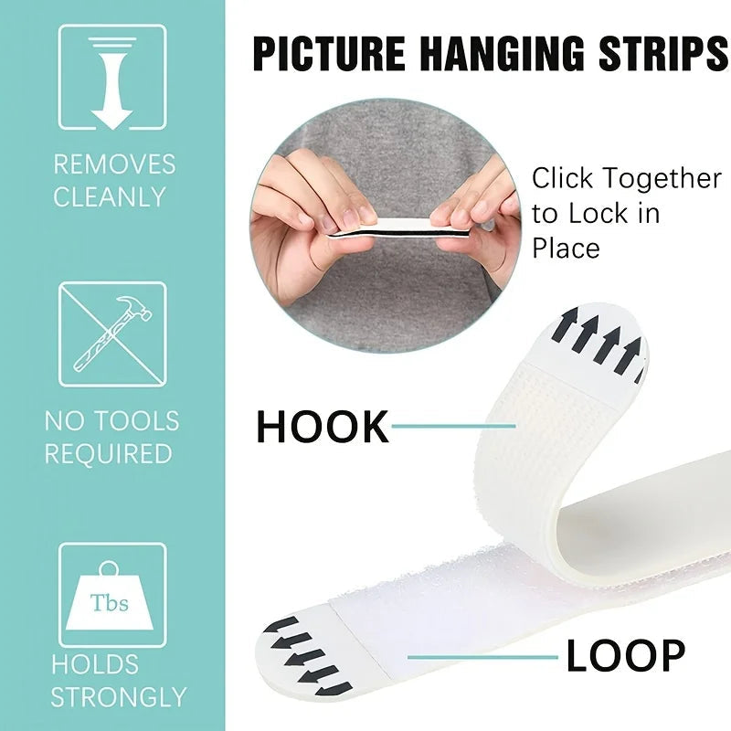 Sikunuo | Self-Adhesive Damage-Free Wall Hanging Strips