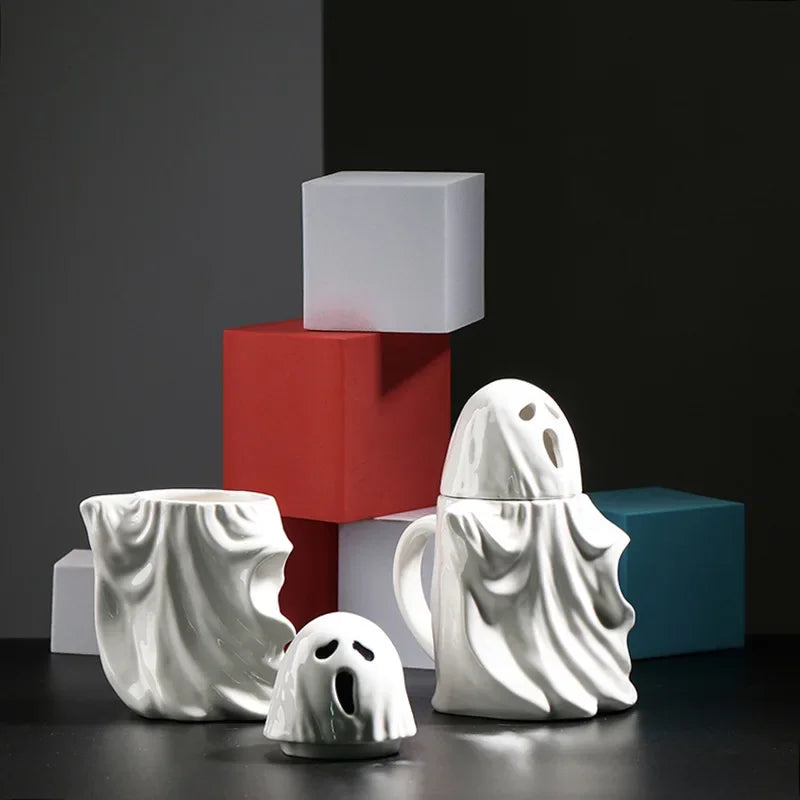 Sikunuo | 3D Ceramic Spooky Ghost Mug