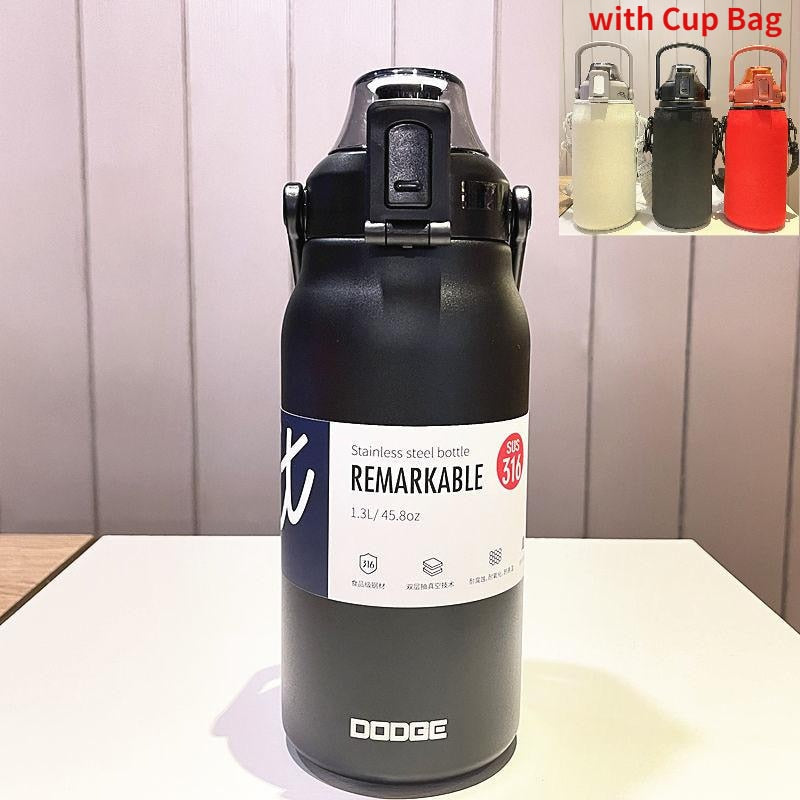 Sikunuo | Stainless Steel Built-in Straw Camping Thermos