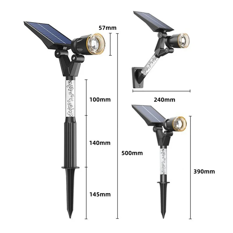 Sikunuo | Solar LED Garden Home Outdoor Pathway Spotlights