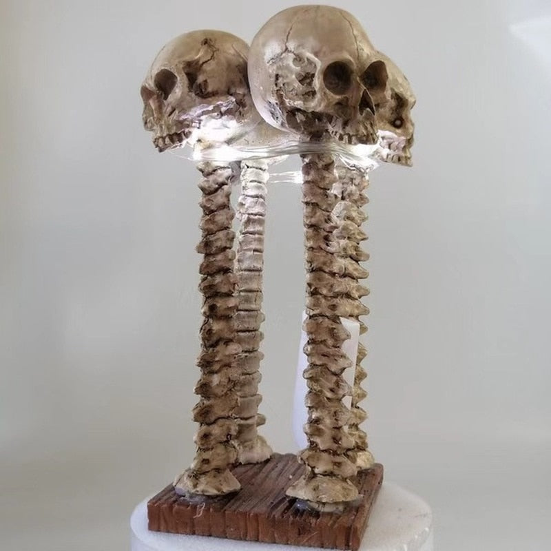 Sikunuo | Skeleton Skull Table Lamp