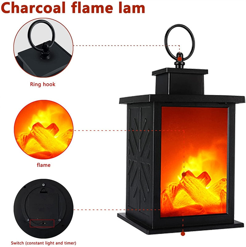 Sikunuo | Inferno Portable Fireplace Night Lamp