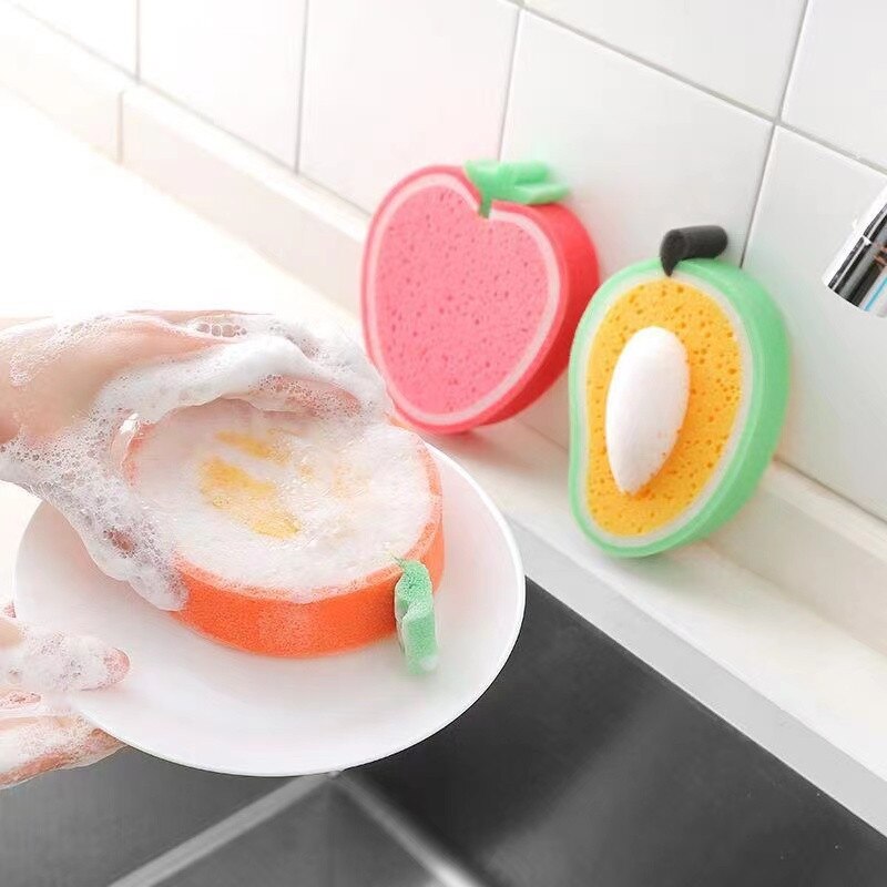 Sikunuo | Fruit Shaped Kitchen Dish Cleaning Sponge
