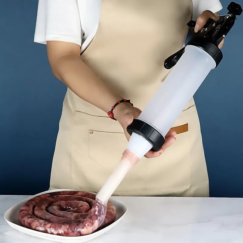 Sikunuo | Homemade Manual Meat Stuffing Sausage Maker