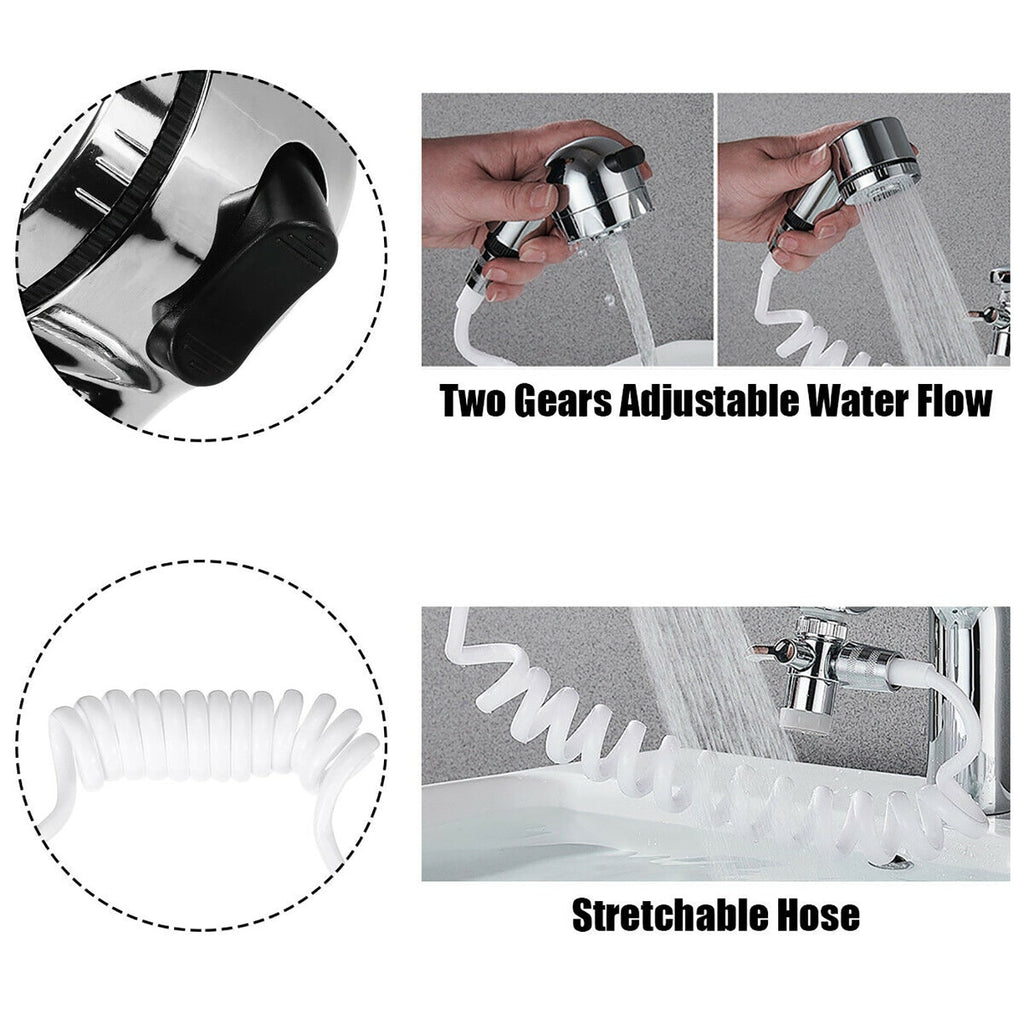 Sikunuo | All-in-One Easy Clean Adjustable Bathroom Set