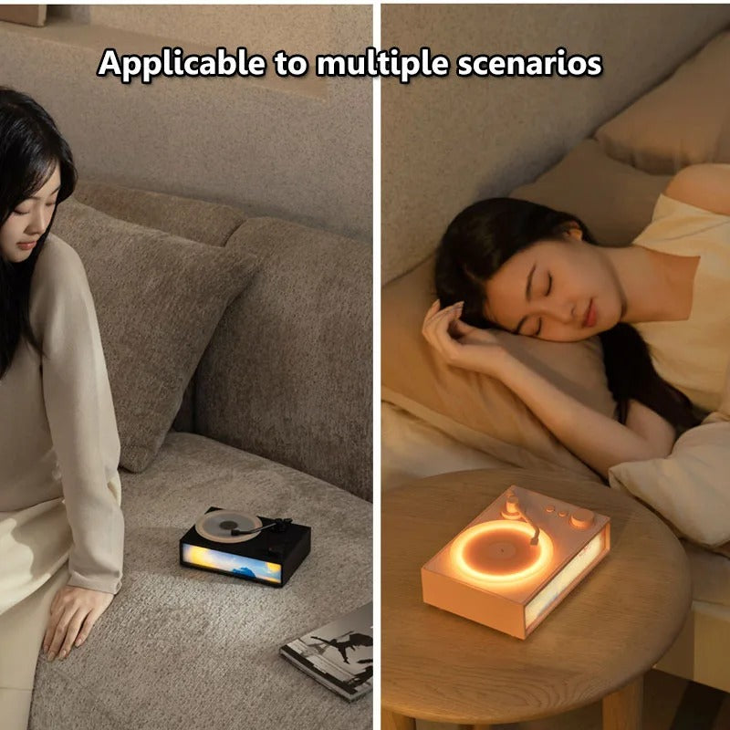 Sikunuo | Vintage Design & LED Mood Lighting Wireless Aromatherapy Speaker