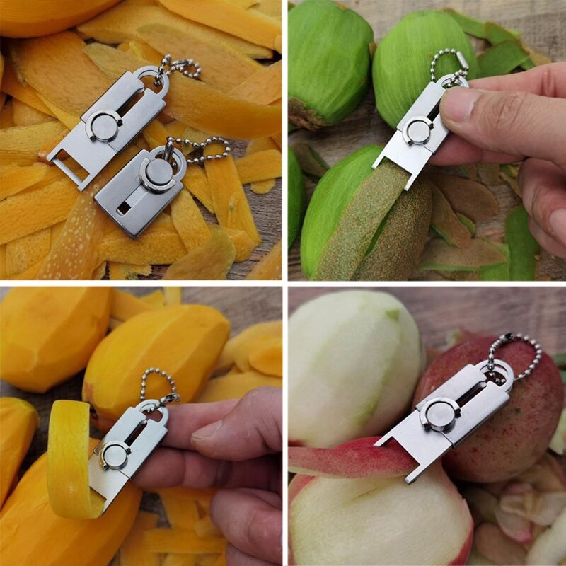 Sikunuo | Stainless Steel Mini Vegetable Peeler Keychain