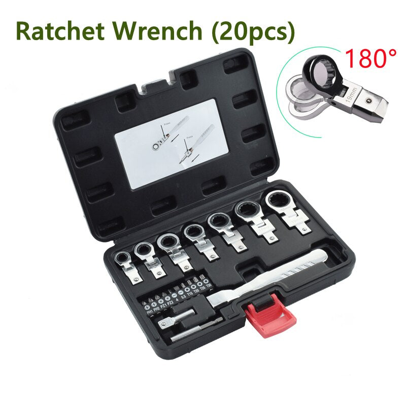 Sikunuo | Universal Hexagon Ratchet Tool Set