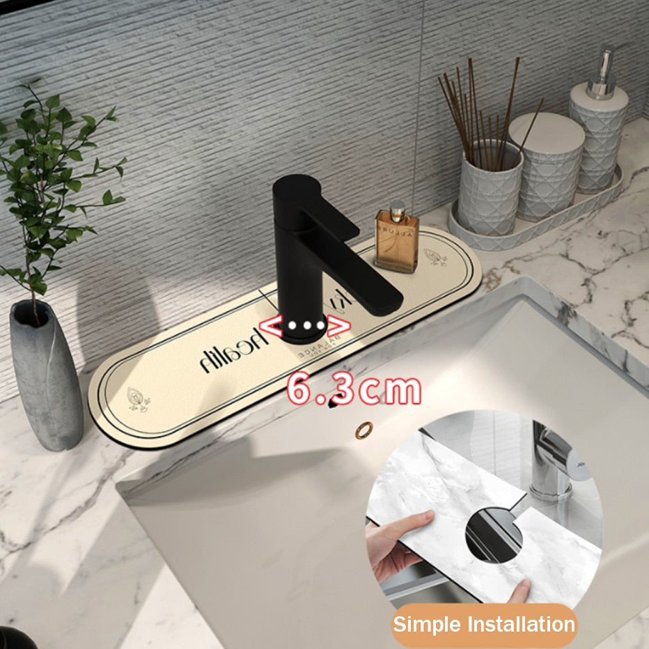 Sikunuo | Splash Catcher Sink Water Absorbent Mat