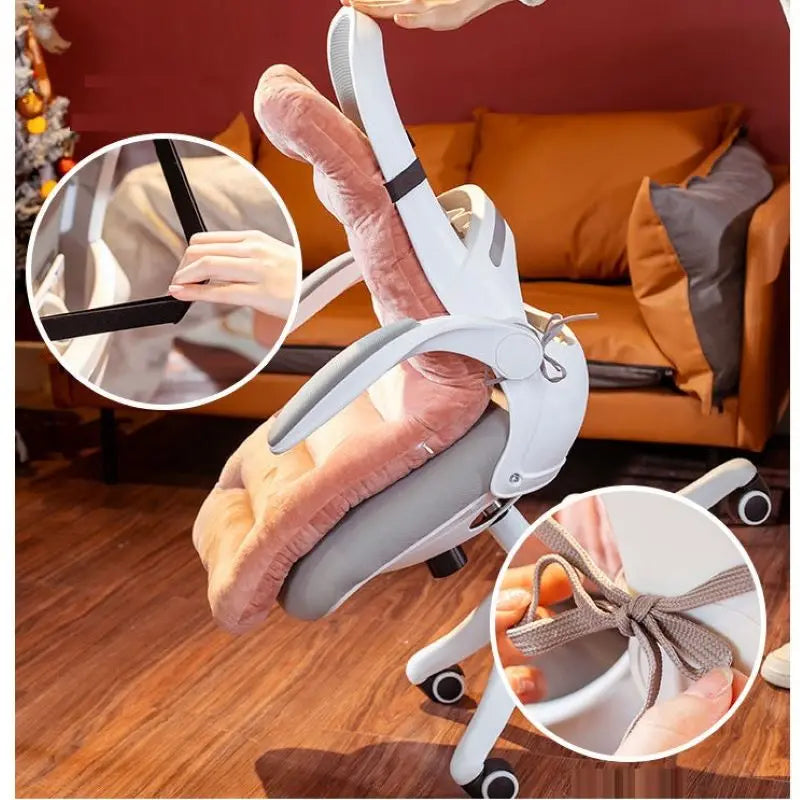 Sikunuo | Comfy Plush Office Soft Seat-Back Cushion